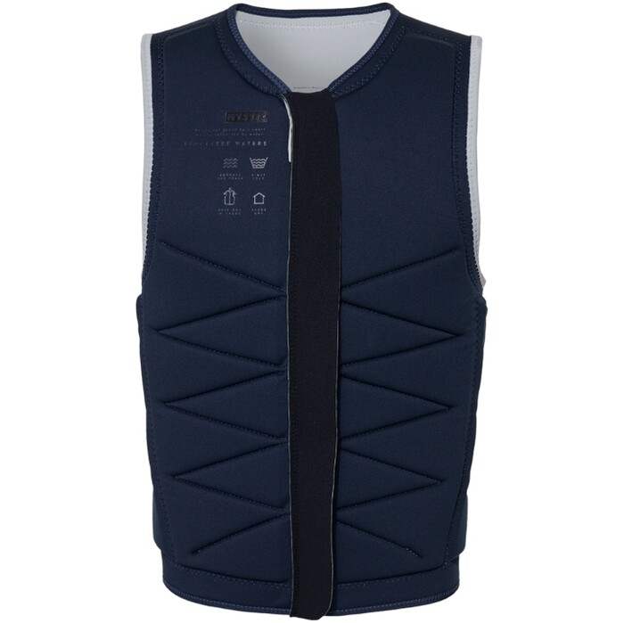 2024 Mystic Mnner Outlaw Front Zip Wake Impact Vest 35005.240226 - Off White